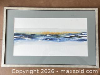 MaxSold Auction: Inuit Artist Niap (Nancy Saunders) Signed Original Watercolour "Morning Frost" - Ottawa (Ontario, Canada) SELLER MANAGED Reseller Online Auction - Canadian Shield Avenue (CONDO)