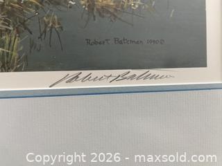 MaxSold Auction: Large Framed Double Signed Limited Edition offset Lithograph by Robert Bateman - Ottawa (Ontario, Canada) SELLER MANAGED Reseller Online Auction - Canadian Shield Avenue (CONDO)