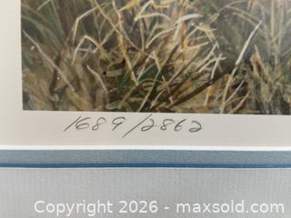 MaxSold Auction: Large Framed Double Signed Limited Edition offset Lithograph by Robert Bateman - Ottawa (Ontario, Canada) SELLER MANAGED Reseller Online Auction - Canadian Shield Avenue (CONDO)