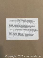 MaxSold Auction: Large framed print Canadian signed by artist Walter Campbell - Ottawa (Ontario, Canada) SELLER MANAGED Reseller Online Auction - Canadian Shield Avenue (CONDO)
