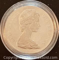 MaxSold Auction: 1965 Cdn. Silver Queen Elizabeth II One Dollar  - Newmarket (Ontario, Canada) PARTNER MANAGED Reseller Online Auction - Walter Avenue