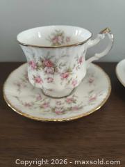 MaxSold Auction: Lot of Vintage Teacups by Paragon, Tuscan, Aynsley and Royal Albert  - Windsor (Ontario, Canada) SELLER MANAGED Downsizing Online Auction - Deerbrook Drive