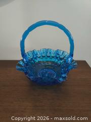 MaxSold Auction: Vintage Fenton Basket  - Windsor (Ontario, Canada) SELLER MANAGED Downsizing Online Auction - Deerbrook Drive