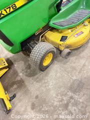 MaxSold Auction: John Deere LX178 Riding Lawn Tractor, 48 in Deck - East Brunswick (New Jersey, USA) SELLER MANAGED Reseller Online Auction -  Tices Lane