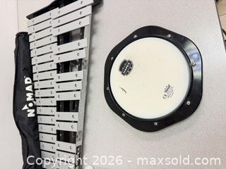 MaxSold Auction: Mapex/Nomad Glockenspiel / Bell Lyre, Approx. 2–3 Octave - East Brunswick (New Jersey, USA) SELLER MANAGED Reseller Online Auction -  Tices Lane