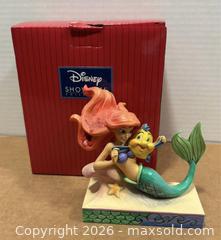 MaxSold Auction: Disney Showcase Collection Ariel & Flounder Resin Figurine - Calgary (Alberta, Canada) SELLER MANAGED Downsizing Online Auction -  Rundleville Drive Ne