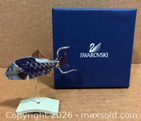 MaxSold Auction: Swarovski Blue & Purple Crystal Animal Figurine with Metal Accents - Calgary (Alberta, Canada) SELLER MANAGED Downsizing Online Auction -  Rundleville Drive Ne