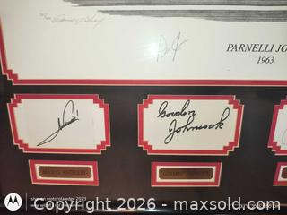 MaxSold Auction: Limited Edition Framed Indy Car Print with Multiple Driver Signatures Mario Andretti. - South Frontenac (Ontario, Canada) SELLER MANAGED Moving Online Auction - Battersea Road
