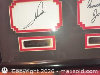 MaxSold Auction: Limited Edition Framed Indy Car Print with Multiple Driver Signatures Mario Andretti. - South Frontenac (Ontario, Canada) SELLER MANAGED Moving Online Auction - Battersea Road
