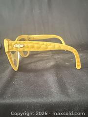 MaxSold Auction: authentic vintage 1980s Christian Dior "Cannage" oversized cat-eye sunglasses - Richmond Hill (Ontario, Canada) SELLER MANAGED Downsizing Online Auction - Townwood Drive