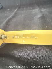 MaxSold Auction: authentic vintage 1980s Christian Dior "Cannage" oversized cat-eye sunglasses - Richmond Hill (Ontario, Canada) SELLER MANAGED Downsizing Online Auction - Townwood Drive