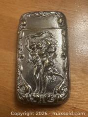 MaxSold Auction: Art Nouveau Silver Plated Match Safe - Webster (New York, USA) PARTNER MANAGED Estate Sale Online Auction - Everwild View