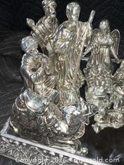 MaxSold Auction: Vintage Silver Plated Nativity Set  - Webster (New York, USA) PARTNER MANAGED Estate Sale Online Auction - Everwild View