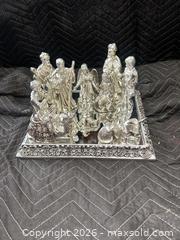 MaxSold Auction: Vintage Silver Plated Nativity Set  - Webster (New York, USA) PARTNER MANAGED Estate Sale Online Auction - Everwild View