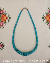 MaxSold Auction: Vintage Graduating Turquoise Heishi Necklace  - Toronto (Ontario, Canada) SELLER MANAGED Reseller Online Auction - Melita Avenue