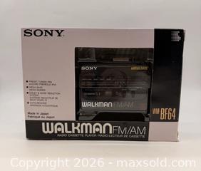MaxSold Auction: Sony WM-BF64 Portable Cassette Player Walkman - Toronto (Ontario, Canada) SELLER MANAGED Commercial Liquidation Online Auction - Ingram Drive