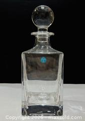 MaxSold Auction: Signed Tiffany & Co Classic Square Decanter with Original Label  - Toronto (Ontario, Canada) PARTNER MANAGED Reseller Online Auction - Queen Street West.