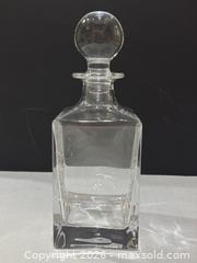MaxSold Auction: Signed Tiffany & Co Classic Square Decanter with Original Label  - Toronto (Ontario, Canada) PARTNER MANAGED Reseller Online Auction - Queen Street West.