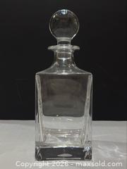 MaxSold Auction: Signed Tiffany & Co Classic Square Decanter with Original Label  - Toronto (Ontario, Canada) PARTNER MANAGED Reseller Online Auction - Queen Street West.