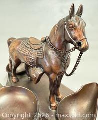 MaxSold Auction: Vintage Copper Horse Ashtray & Pipe Holder - Collectible  - Toronto (Ontario, Canada) PARTNER MANAGED Reseller Online Auction - Queen Street West.