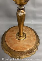MaxSold Auction: Vintage Italian Florentine Side Table / Tripod Plant Stand - Toronto (Ontario, Canada) PARTNER MANAGED Reseller Online Auction - Queen Street West.