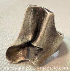 MaxSold Auction: Vintage Signed Lapponia Sterling Silver Ring Designed By Björn Weckström - Marked  - Toronto (Ontario, Canada) PARTNER MANAGED Reseller Online Auction - Queen Street West.