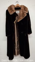 MaxSold Auction: Vintage Simpsons Dyed Lamb fur Shearling Long Coat with Personalized Monogrammed Initials. - Toronto (Ontario, Canada) PARTNER MANAGED Reseller Online Auction - Queen Street West.