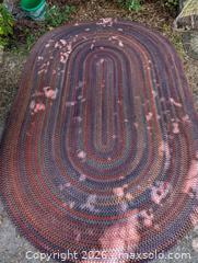 MaxSold Auction: OVAL BRAIDED AREA RUG - Loyalist (Ontario, Canada) SELLER MANAGED Downsizing Online Auction - Main Street Bath
