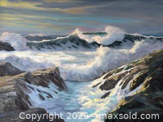 MaxSold Auction: George Halloway Oil on Canvas Painting - Toronto (Ontario, Canada) SELLER MANAGED Reseller Online Auction - Old Colony Road