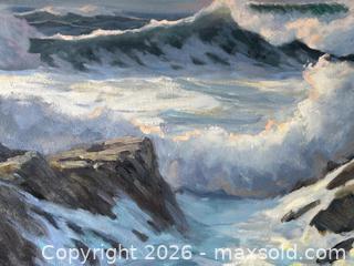 MaxSold Auction: George Halloway Oil on Canvas Painting - Toronto (Ontario, Canada) SELLER MANAGED Reseller Online Auction - Old Colony Road