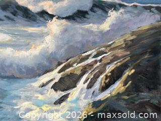 MaxSold Auction: George Halloway Oil on Canvas Painting - Toronto (Ontario, Canada) SELLER MANAGED Reseller Online Auction - Old Colony Road
