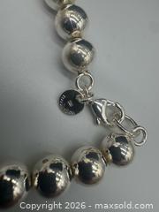 MaxSold Auction: Authentic Tiffany & Co sterling silver hardware bead necklace  - Richmond Hill (Ontario, Canada) SELLER MANAGED Downsizing Online Auction - Townwood Dr.