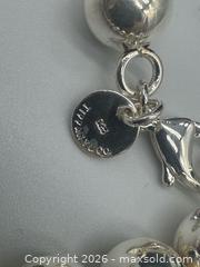 MaxSold Auction: Authentic Tiffany & Co sterling silver hardware bead necklace  - Richmond Hill (Ontario, Canada) SELLER MANAGED Downsizing Online Auction - Townwood Dr.
