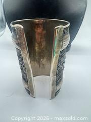 MaxSold Auction: Extra wide sterling silver antique Kuchi tribe cuff bracelet - Richmond Hill (Ontario, Canada) SELLER MANAGED Downsizing Online Auction - Townwood Dr.