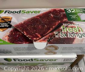 MaxSold Auction: FoodSaver Vacuum Sealer Machine with Replacement Bags and containers  - Didsbury (Alberta, Canada) PARTNER MANAGED Moving Online Auction - Deer Coulee Drive