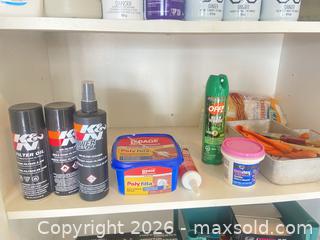 MaxSold Auction: Garage, Cleaning & Painting Supplies Lot with Brushes and Sealants - Didsbury (Alberta, Canada) PARTNER MANAGED Moving Online Auction - Deer Coulee Drive