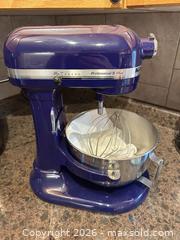 MaxSold Auction: KitchenAid Professional 5 Plus 5-Quart Stand Mixer Deep Blue - Didsbury (Alberta, Canada) PARTNER MANAGED Moving Online Auction - Deer Coulee Drive