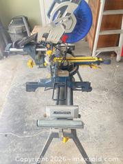 MaxSold Auction: Mastercraft 10-inch Sliding Compound Miter Saw, Corded - Didsbury (Alberta, Canada) PARTNER MANAGED Moving Online Auction - Deer Coulee Drive