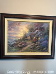 MaxSold Auction: Thomas Kinkade Limited Edition Framed Print 444/2450 - Didsbury (Alberta, Canada) PARTNER MANAGED Moving Online Auction - Deer Coulee Drive