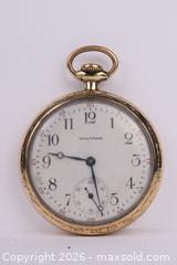 MaxSold Auction: Vintage Waltham Pocket Watch Gold Filled - Markham (Ontario, Canada) SELLER MANAGED Reseller Online Auction - Kennedy Road