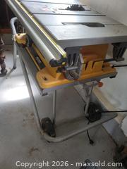 MaxSold Auction: Ridgid 10 inch Table Saw with Stand, Blade & Rip Fence - Kitchener (Ontario, Canada) SELLER MANAGED Downsizing Online Auction - Schweitzer