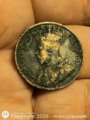 MaxSold Auction: 1915 Canada One Cent Coin — King George V - South Frontenac (Ontario, Canada) SELLER MANAGED Downsizing Online Auction - Battersea Road