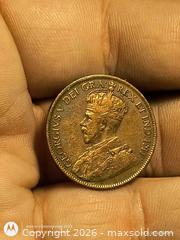 MaxSold Auction: 1919 Canada 1 Cent Coin King George V Bronze/Copper - South Frontenac (Ontario, Canada) SELLER MANAGED Downsizing Online Auction - Battersea Road