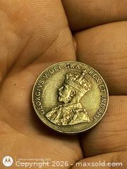 MaxSold Auction: 1928 Canadian 5 Cents Coin, King George V - South Frontenac (Ontario, Canada) SELLER MANAGED Downsizing Online Auction - Battersea Road