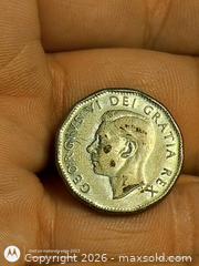 MaxSold Auction: 1951 Canada 5 Cent Coin King George VI Nickel - South Frontenac (Ontario, Canada) SELLER MANAGED Downsizing Online Auction - Battersea Road