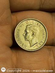MaxSold Auction: 1951 United Kingdom Sixpence, George VI, Cupro-nickel - South Frontenac (Ontario, Canada) SELLER MANAGED Downsizing Online Auction - Battersea Road