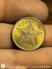 MaxSold Auction: 1966 Bahamas One Cent Coin, Queen Elizabeth II - South Frontenac (Ontario, Canada) SELLER MANAGED Downsizing Online Auction - Battersea Road