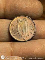 MaxSold Auction: 1978 Ireland 1 Penny (1p) Bronze/Copper Coin - South Frontenac (Ontario, Canada) SELLER MANAGED Downsizing Online Auction - Battersea Road