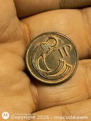 MaxSold Auction: 1978 Ireland 1 Penny (1p) Bronze/Copper Coin - South Frontenac (Ontario, Canada) SELLER MANAGED Downsizing Online Auction - Battersea Road