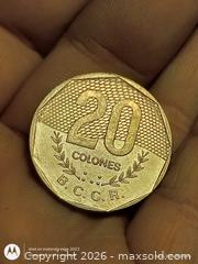 MaxSold Auction: 1983 Costa Rica 20 Colones Dodecagonal Coin - South Frontenac (Ontario, Canada) SELLER MANAGED Downsizing Online Auction - Battersea Road